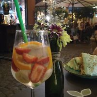 White sangria at Veggic in Plovdiv