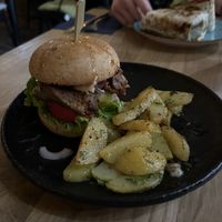 Seitan bbq burger  at Veggic in Plovdiv