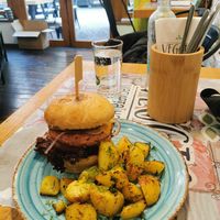 I had a Hamburger and It was amazing! at Veggic in Plovdiv
