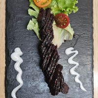 "Flat sausage" at Veggic in Plovdiv