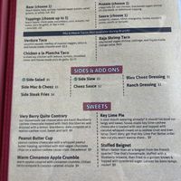 Menu page 3  at Cider Press Pub in St Petersburg