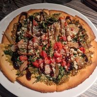 Pesto pizza at Cider Press Pub in St Petersburg