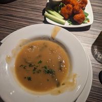 Leek soup at Cider Press Pub in St Petersburg