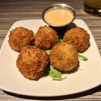 Jambalaya balls  at Cider Press Pub in St Petersburg