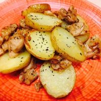 soy-meat and potatoes (Italian style ) at Kaemon Asakusa in Tokyo