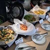 buffet at Kaemon Asakusa in Tokyo