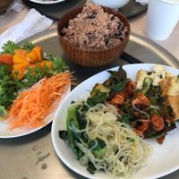 Buffet menu at Kaemon Asakusa in Tokyo