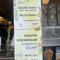 Menu (other ice cream)  at Eis Cafe De Lorenzo in Saarbrucken