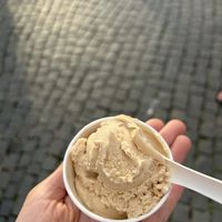 Veganes Haselnusseis  at Eis Cafe De Lorenzo in Saarbrucken