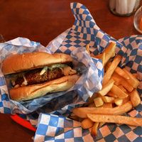 Nashville hot chicken  at Cycle Dogs in Seattle