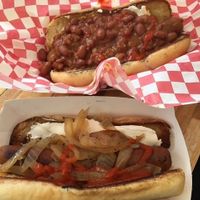 Hot dogs at Cycle Dogs in Seattle