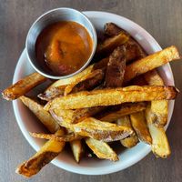 small fries with curry ketchup   at Cycle Dogs in Seattle
