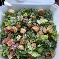 Caesar salad  at Cycle Dogs in Seattle