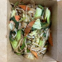 Veggie chow fun   at Pho Vegan Asian Cuisine in Rocklin