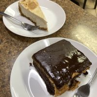 Cheesecake (skip) & brownie (get)  at Pho Vegan Asian Cuisine in Rocklin