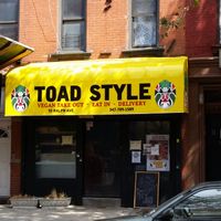 All vegan, all delicious! at Toad Style in Brooklyn