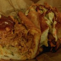 bbq jackfruit sandwich at Toad Style in Brooklyn