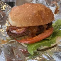 Cowgirl burger  at Toad Style in Brooklyn