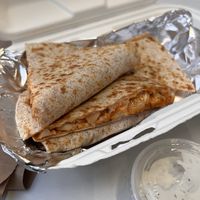 Buffalo cauliflower quesadilla  at Toad Style in Brooklyn