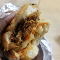 Bbq jackfruit at Toad Style in Brooklyn