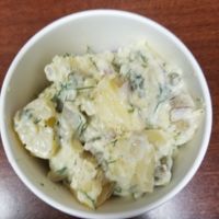 Potato salad at Toad Style in Brooklyn