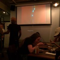 vintage Kung Fu movies, 80s rap tunes and Star Wars paraphernalia on the walls. if that's your vibe you'll feel right at home.  at Toad Style in Brooklyn