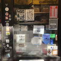 Window  at Toad Style in Brooklyn