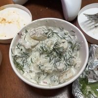 Potato salad  at Toad Style in Brooklyn