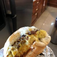 B-fast bun at Toad Style in Brooklyn