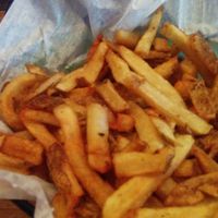 Hand cut fries at Toad Style in Brooklyn