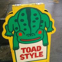 Sidewalk at Toad Style in Brooklyn