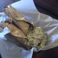 Spinach and artichoke taquitos  at Toad Style in Brooklyn