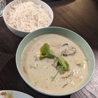Green curry at Veggo Sizzle in Adelaide