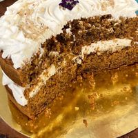 Carrot cake at La Besnéta in Barcelona