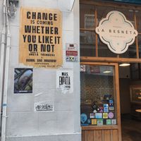 Storefront at La Besnéta in Barcelona