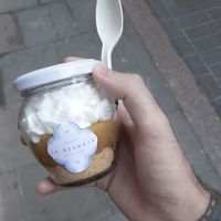 Lemon pie at La Besnéta in Barcelona