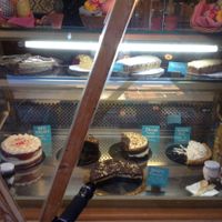 cake show case at La Besnéta in Barcelona