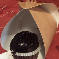 chocolate muffin  at La Besnéta in Barcelona