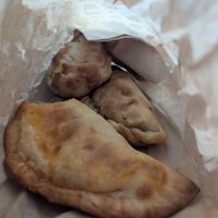 Empanadas at La Besnéta in Barcelona
