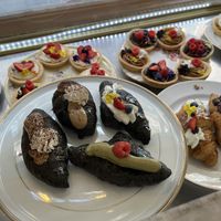 Croissants and tartlets   at La Besnéta in Barcelona