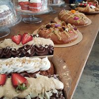 cakes and pies at La Besnéta in Barcelona