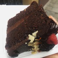 Chocolate cake  at La Besnéta in Barcelona