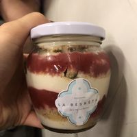 Chesecake at La Besnéta in Barcelona