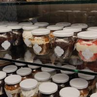 Cakes and cheesecakes at La Besnéta in Barcelona