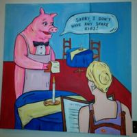 Ethical décor  at Vegan Hippo in London