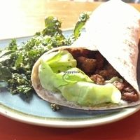 vegan gyros at Vegan Hippo in London