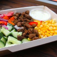 Vegan Hippo - take away salad. at Vegan Hippo in London