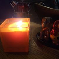 Table decor October 2016 at Vegan Hippo in London