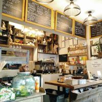 ordering desk at Vegan Hippo in London