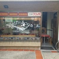 outside at Deli Soya in Bogota